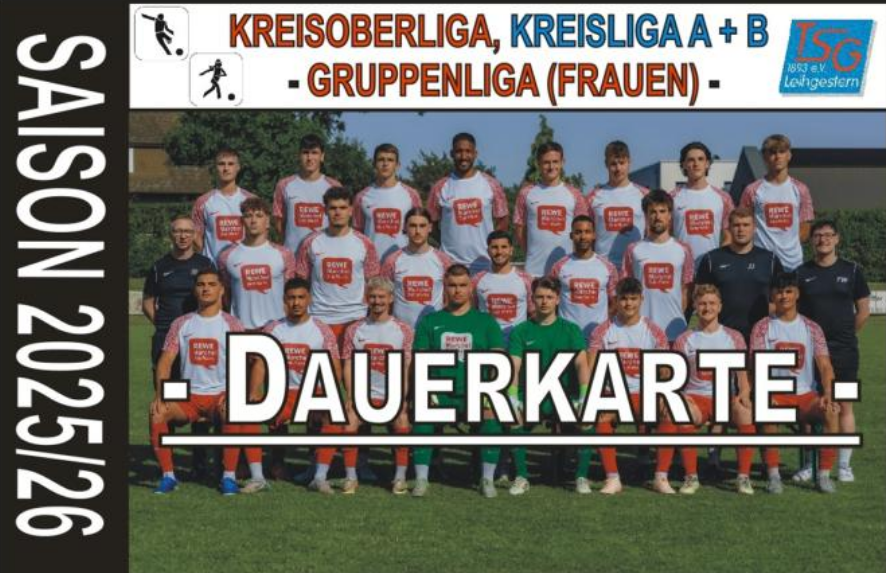 Fußball-Dauerkarten sind verfügbar!