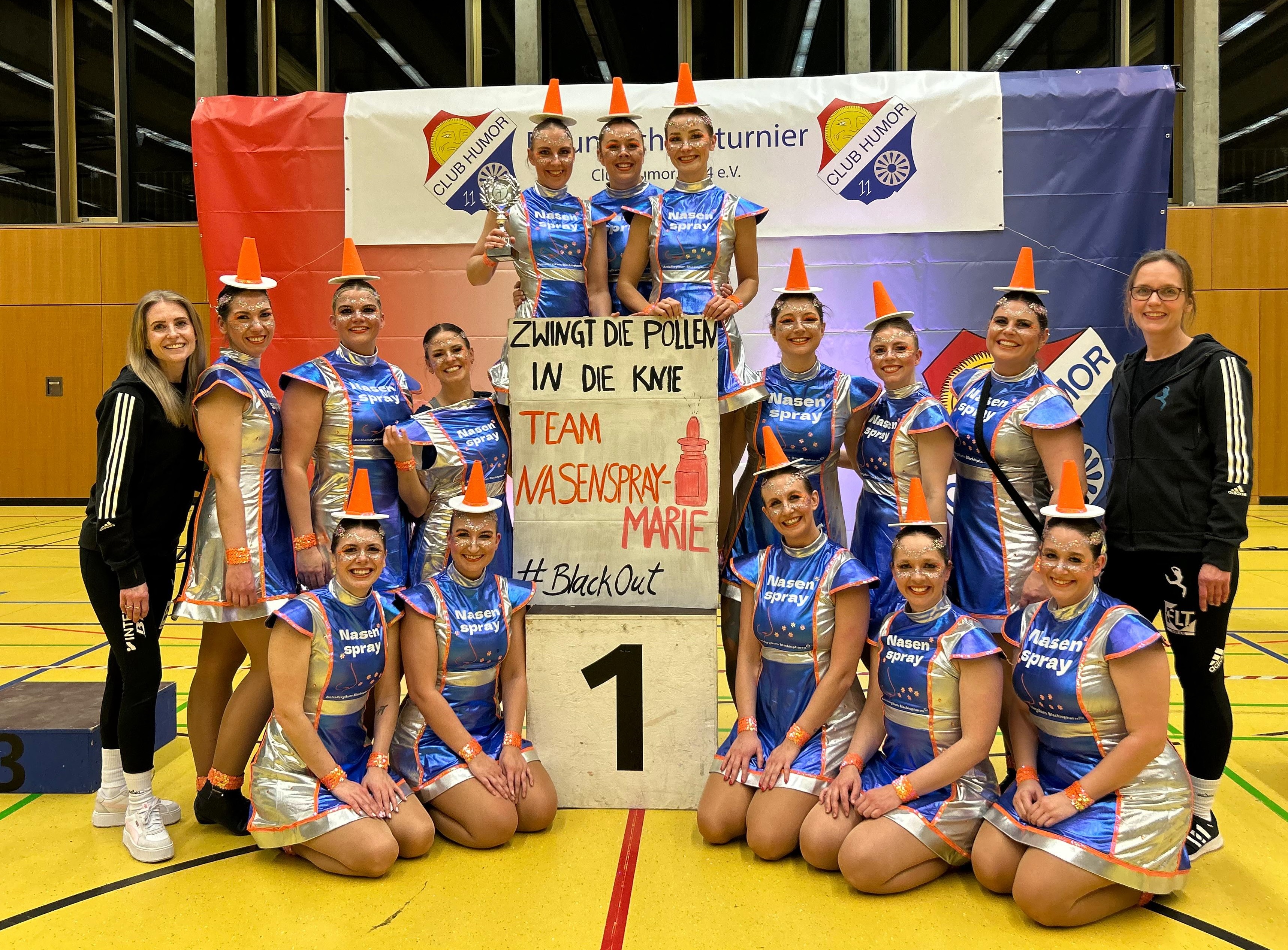 Erfolgreiche Turnierserie für die Showtanzgruppe „BlackOut“ der TSG Leihgestern